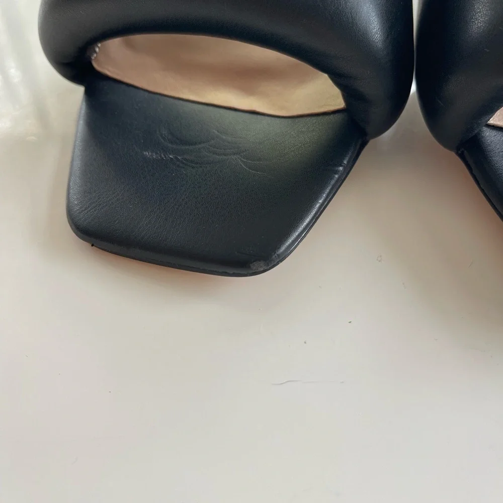 Abercrombie & Fitch Umi Puff Twist Heeled Sandal - 9